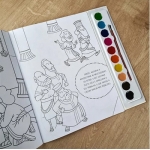 Aquarela - Daniel e os Leões